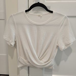 Wilfred free white cropped t shirt